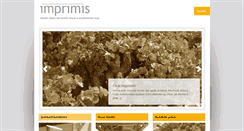 Desktop Screenshot of imprimis.eu